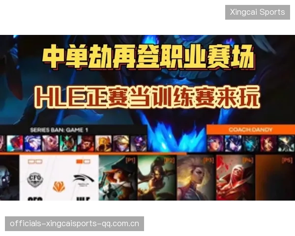 HLE中单实战训练亮眼，连续打出高质量操作